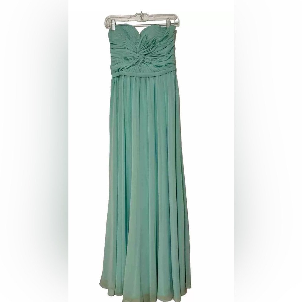 Dancing Queen Usa Lace Up Strapless Mint Dress Size M